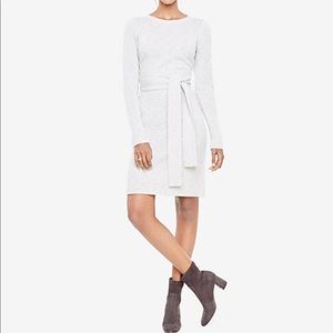 Ann Taylor Belted Sweater Dress